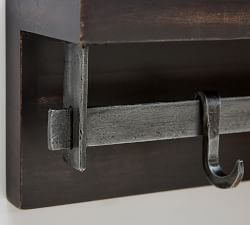 Duncan Bronze 6-Hook 30&quot; Shelf
