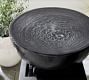 Tall Black Pedestal Fountain