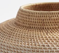 Woven Rattan Vases