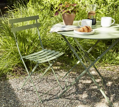 Fermob Bistro Outdoor Chair Set of 2 Honey Textured Pottery Barn