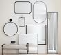 Berke Narrow Iron Frame Floor Mirror