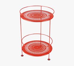 Fermob Metal Round Guinguette Outdoor Side Table (16&quot;)