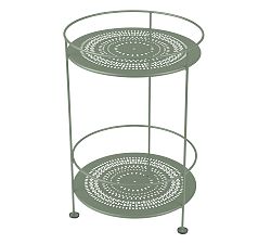 Fermob Metal Round Guinguette Outdoor Side Table (16&quot;)