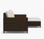 Torrey Wicker 3-Piece Single Chaise Outdoor Sectional (99&quot;)