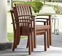 Chatham Mahogany Stackable Outdoor Dining &amp; Armchairs
