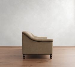 Josie Leather Sofa (58&quot;-82&quot;)