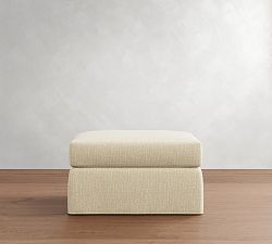 Carmel Slipcovered Ottoman