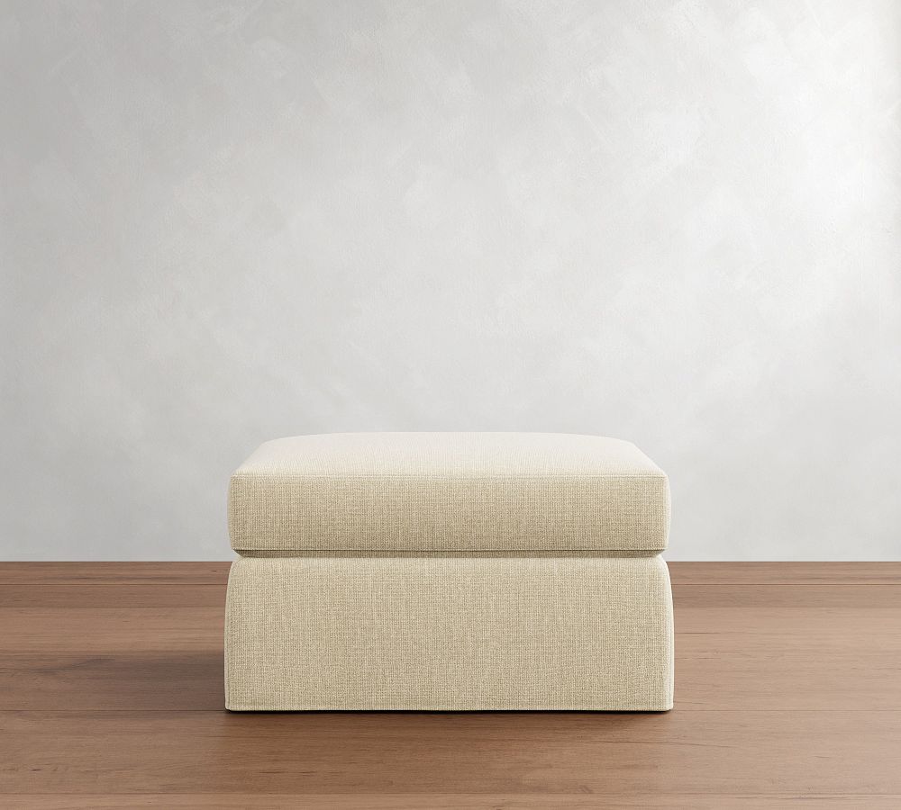 Carmel Slipcovered Ottoman