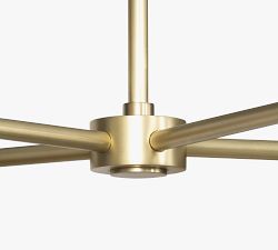 Holt Round Leather Chandelier (49&quot;)