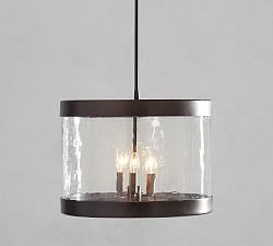 Murano Metal &amp; Glass Pendant (19&quot;)