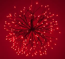 Lit LED Hanging Starburst