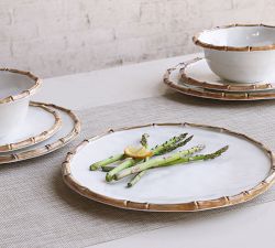 Bamboo Outdoor Melamine Dinnerware Collection