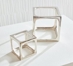 Cube Sculptures - Set of 2