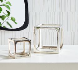 Cube Sculptures - Set of 2
