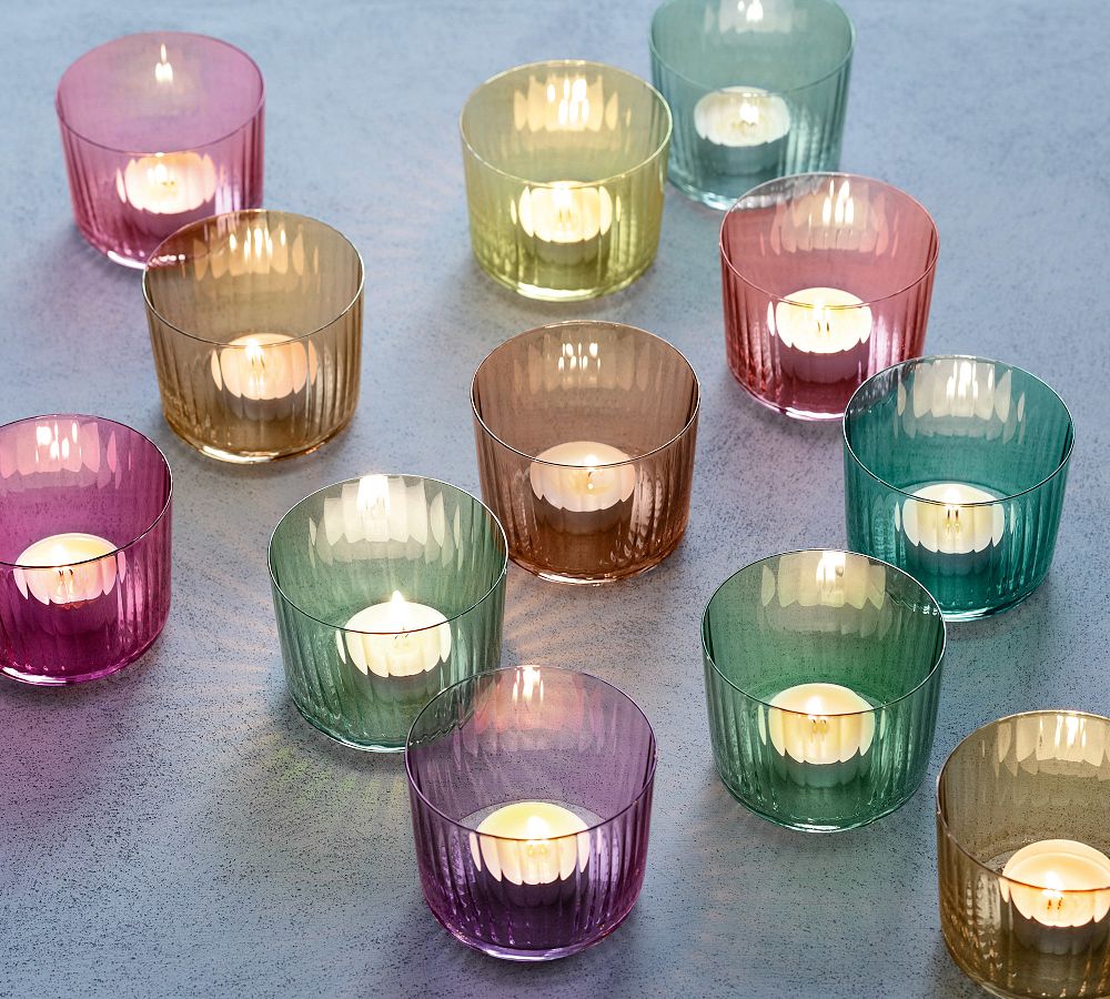 Gems Tealight Candleholders - Set of 4