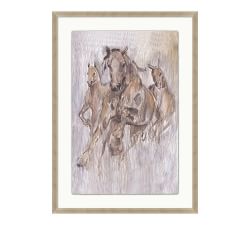 Wild Horse Study Painting by Lauren Herrera