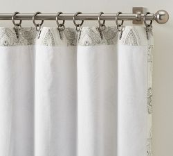 Sonya Medallion Linen Cotton Curtain