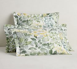 Botanical Garden Organic Percale Sham