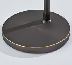 Edward Wooden Shelf Floor Lamp with USB Port (65&quot;)