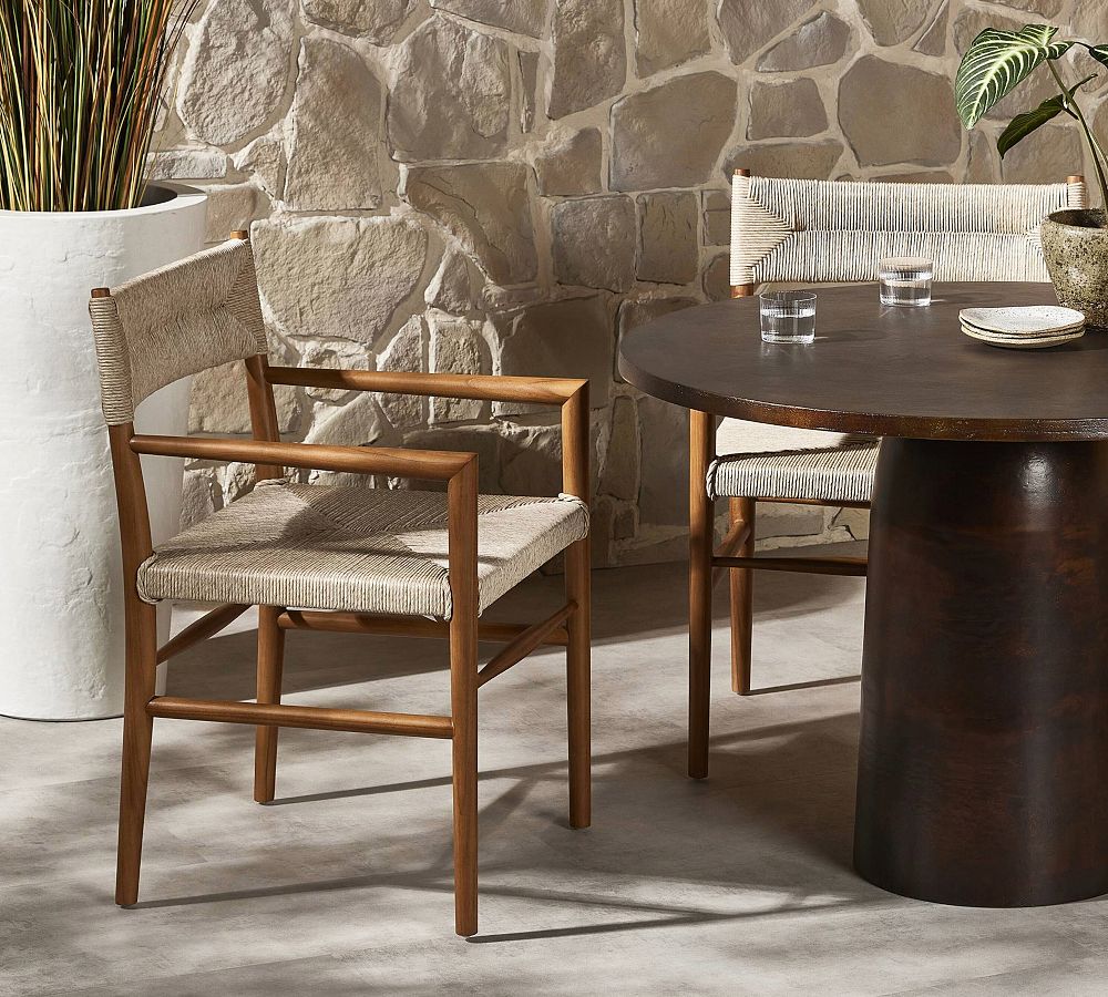 Zara Woven Outdoor Dining Armchair