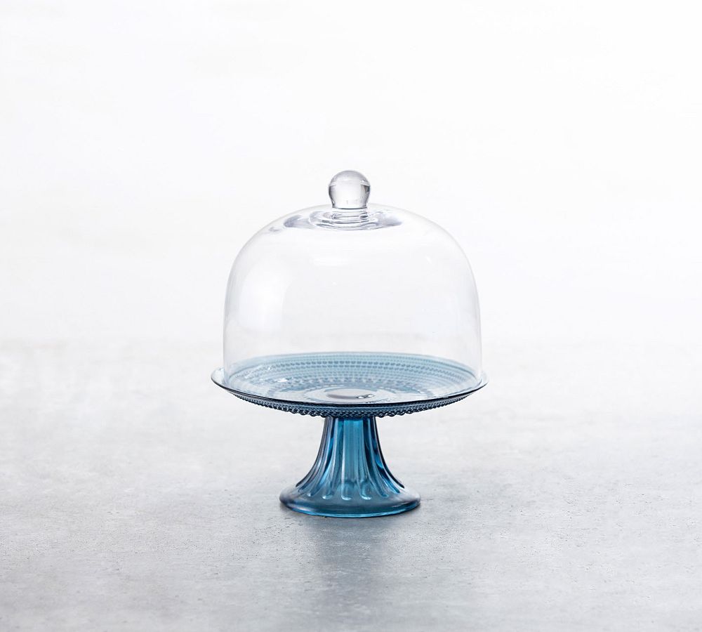 Jupiter Beaded Glass Cake Stand