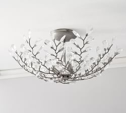 Bella Crystal Flush Mount (23&quot;)