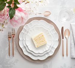 Monique Lhuillier Juliana Scalloped Appetizer Plate
