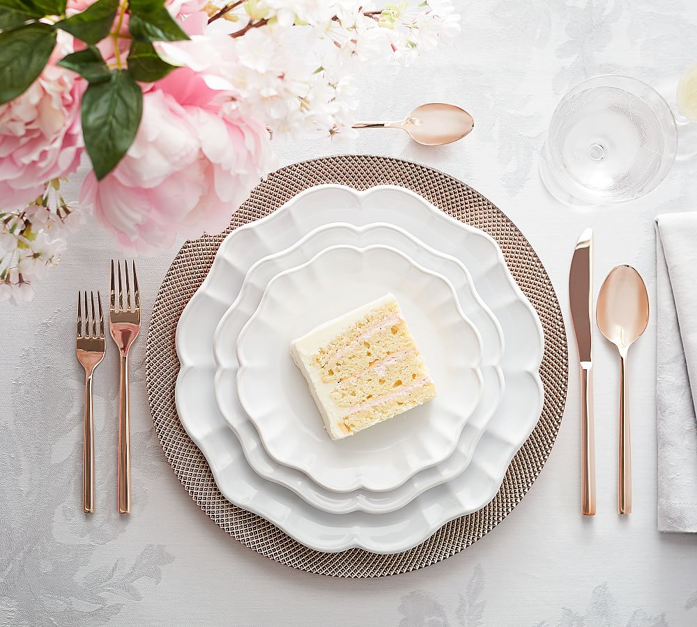 Monique Lhuillier Juliana Scalloped Appetizer Plate