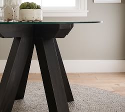 Ezra Round Pedestal Dining Table
