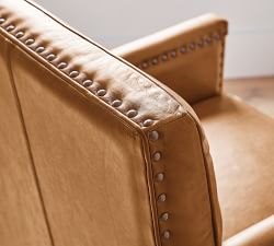Tyler Leather Swivel Desk Chair