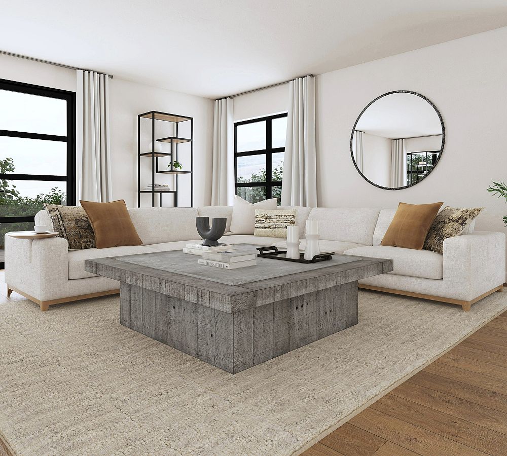 Edin Rectangular Reclaimed Wood Coffee Table (60&quot;)