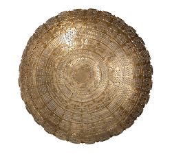 Margaret Brass Disc Wall Art