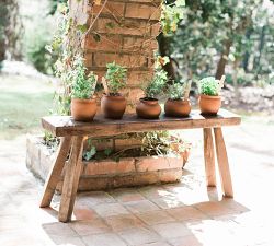 Found Reclaimed Wood Bench