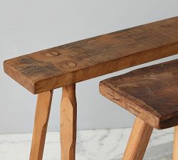 Found Reclaimed Wood Bench