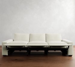 Big Sur Square Arm Power Reclining Sofa - Storage Available (82&quot;-138&quot;)