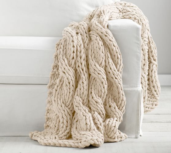 Colossal Handknit Throw