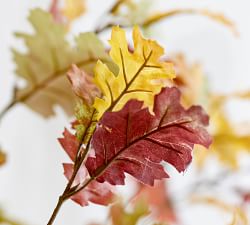 Faux Autumn Oak Branch
