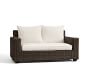 Torrey Wicker Square Arm Outdoor Loveseat (62&quot;)