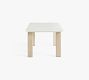 Abbott Concrete &amp; Acacia Petite Chunky Leg Outdoor Dining Table (72&quot;)