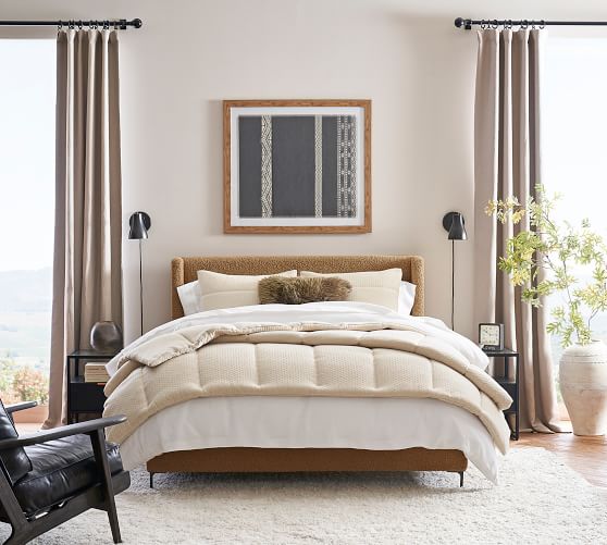 Classic Style Belgian Linen Curtains | Pottery Barn