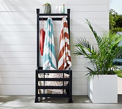 Malibu Metal Outdoor Pool Storage All-In-One Organizer