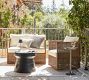 Belize Metal Round Outdoor Accent Table (12&quot;)