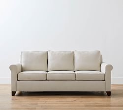 Cameron Roll Arm Sleeper Sofa with Memory Foam Mattress (56&quot;&ndash;88&quot;)