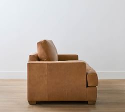 Canyon Square Arm Leather Sofa (72&quot;&ndash;96&quot;)