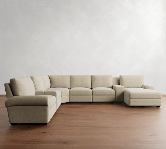 Pottery barn reclining sectional discount