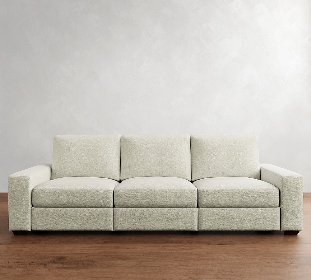 Big Sur Square Arm Power Reclining Sofa - Storage Available (82&quot;-138&quot;)