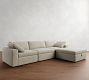 Dream Wide Arm Modular Chaise Sectional - Storage Available (129&quot;&ndash;172&quot;)