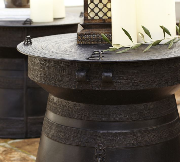Pottery barn frog drum table discount