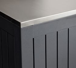 Indio Metal Outdoor Kitchen Convertable Refrigerator Cabinet (31&quot;)