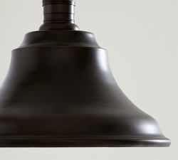 Curved Metal Bell Linear Chandelier (43&quot;)